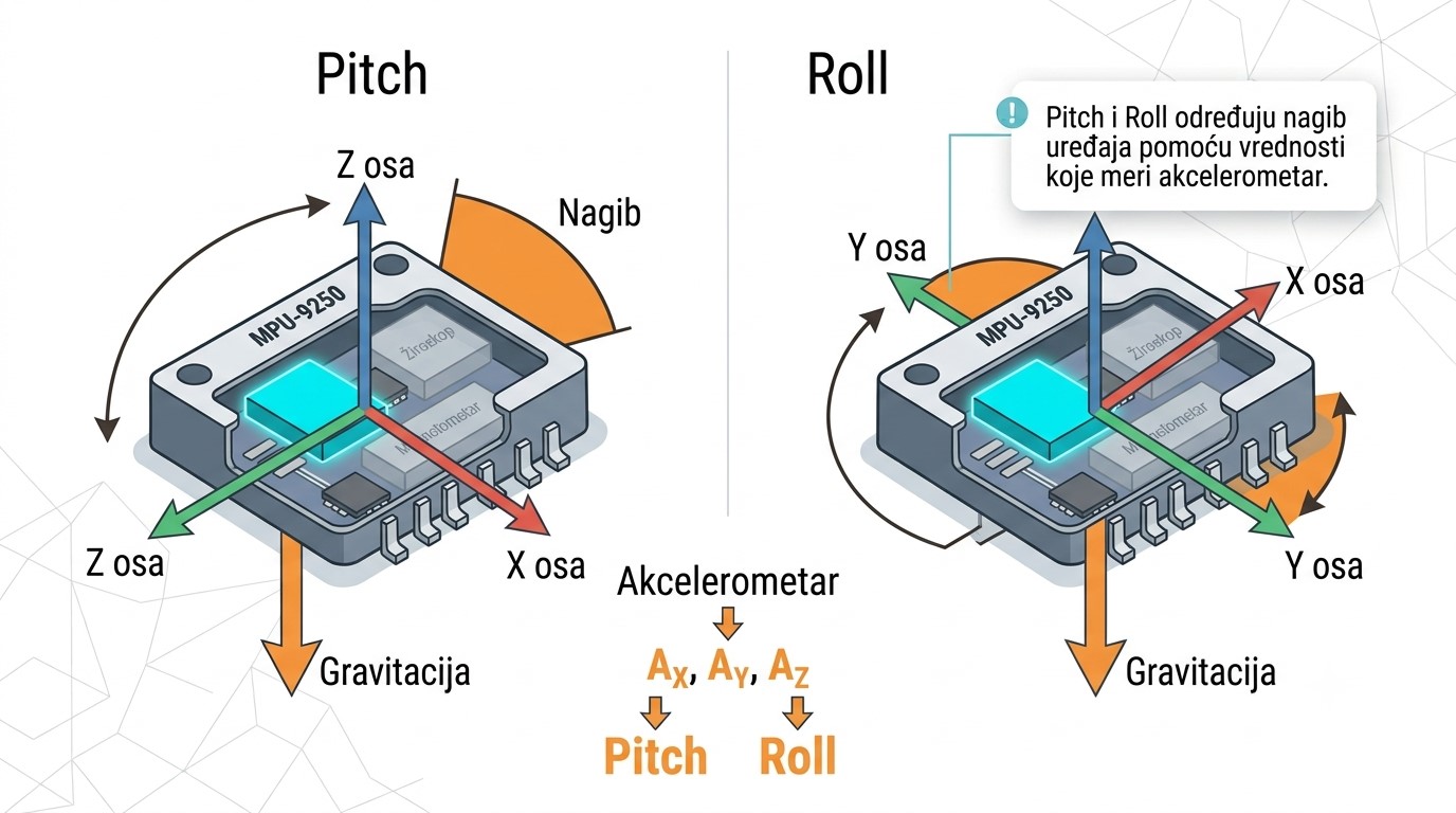 Pitch i Roll uglovi