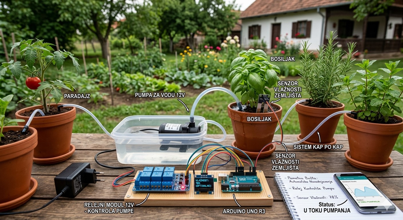 Pametna bašta Arduino projekat
