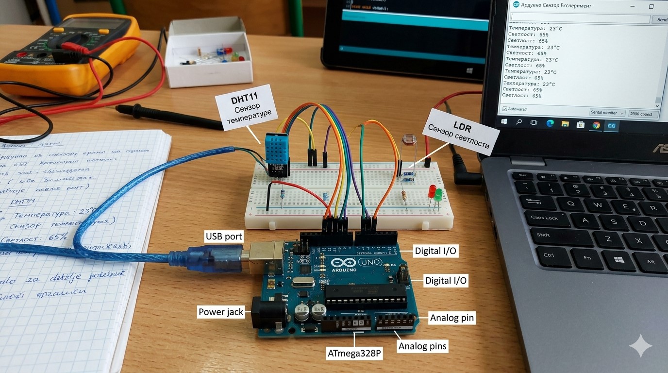 Arduino Uno mikrokontroler ploča