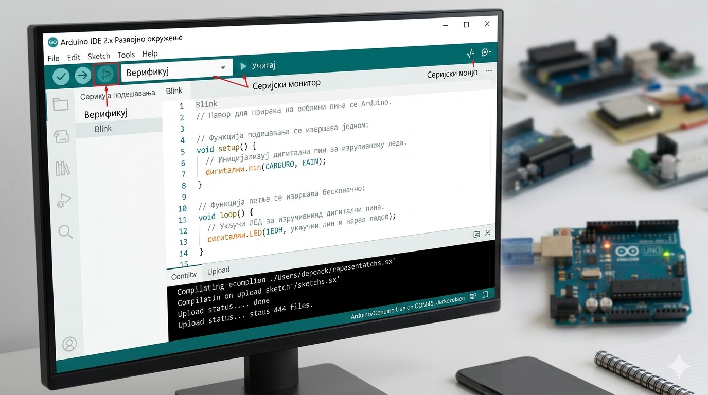 Arduino IDE razvojno okruženje