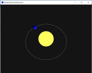 Симулација кретања Земље око Сунца у 3D Processing-у (Java)